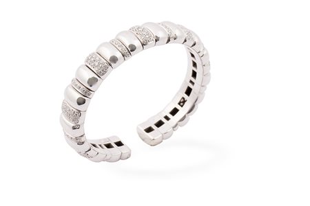 Bracciale con baccelli oro e brillanti .Oro 18 Kti Brillanti cti 1,50 Peso...