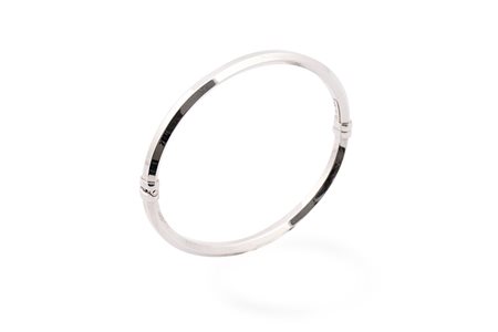 Bracciale in oro bianco quadrello .Oro 18 Kti Peso gr. 8,70