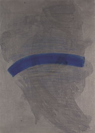 Arturo Vermi, Marina, 1966, acrilico e smalto su carta intelata, cm....