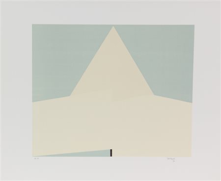 Arturo Bonfanti, Senza titolo, 1974, litografia su carta, cm. 47x56, es....