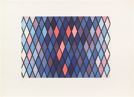 Alvaro Castelli, Spazio II, 1978, acquatinta su carta, cm. 50,5x70 (lastra...