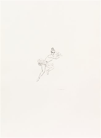 Francesco Messina, Senza titolo, incisione su carta, cm. 70x50 (lastra cm....