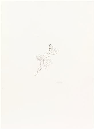 Francesco Messina, Senza titolo, incisione su carta, cm. 70x50 (lastra cm....