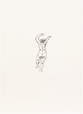 Francesco Messina, Senza titolo, incisione su carta, cm. 70x50 (lastra cm....