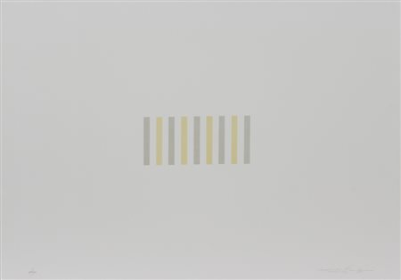 Elio Marchegiani, Grammature di colore, (anni '70), incisione su carta, cm....