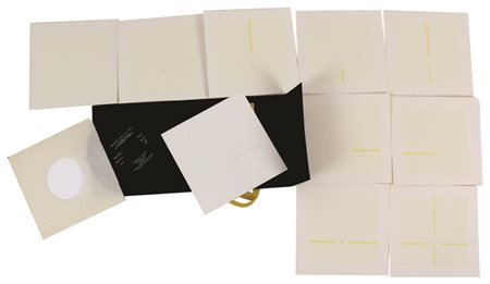 Antonio Calderara, Omaggio a Vivaldi, 1975, cofanetto in cartone telato che...