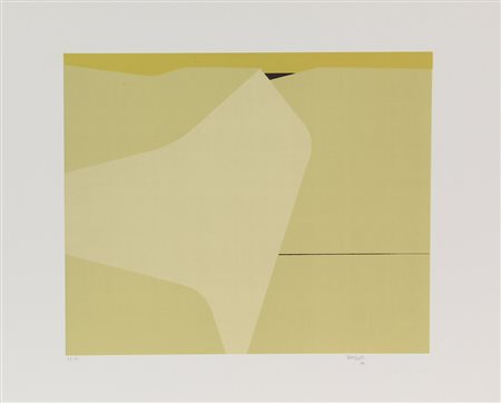 Arturo Bonfanti, Senza titolo, 1974, litografia su carta, cm. 47x56, es....