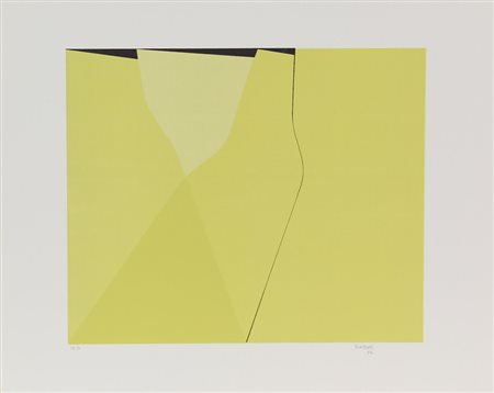 Arturo Bonfanti, Senza titolo, 1974, litografia su carta, cm. 47x56, es....