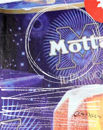 Antonio Del Donno, Senza titolo, tecnica mista e collage su tavola, cm....