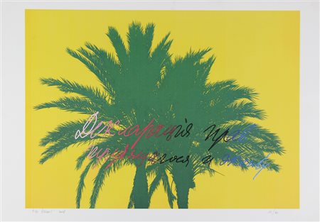 Fernando De Filippi, Senza titolo, 2008, serigrafia su carta, cm. 50x70, es....