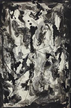 Cesare Vagarini, Senza titolo, pennarello e inchiostro acquerellato su...