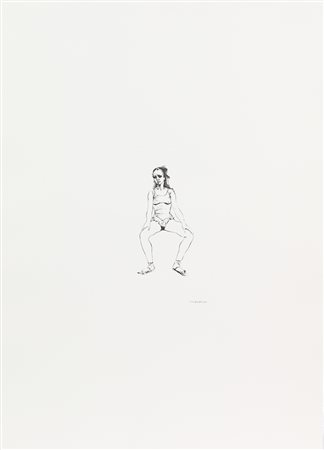 Francesco Messina, Senza titolo, incisione su carta, cm. 70x50 (lastra cm....