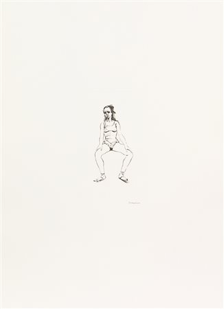 Francesco Messina, Senza titolo, incisione su carta, cm. 70x50 (lastra cm....