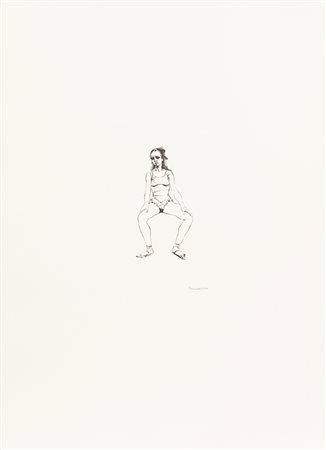 Francesco Messina, Senza titolo, incisione su carta, cm. 70x50 (lastra cm....