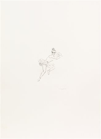 Francesco Messina, Senza titolo, incisione su carta, cm. 70x50 (lastra cm....