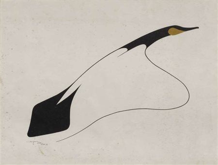 BENJAMIN CHEE CHEE (Canada 1944) Senza titolo, 1977 Acquerello su carta, cm....