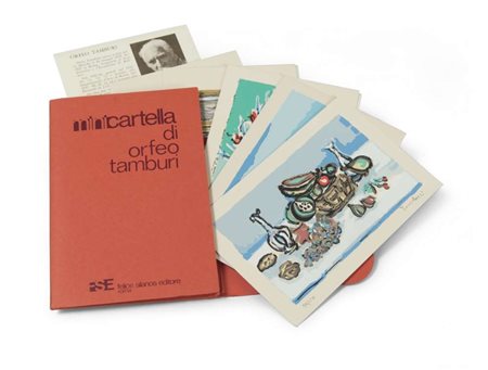 ORFEO TAMBURI (Jesi 1906 - Parigi 1994) Senza titolo, 1980 Sei serigrafie a...