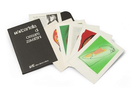 CESARE ZAVATTINI (Luzzara 1902 - Roma 1989) Gli Autoritratti, 1978 Sei...