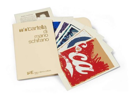 MARIO SCHIFANO (Homs 1934 - Roma 1998) Senza titolo, 1981 Sei serigrafie a...