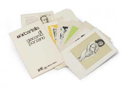 GIACOMO PORZANO (Lerici 1925 - Pescosolido 2006) Senza titolo, 1981 Sei...