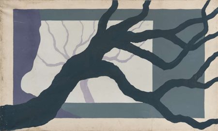 PITTORE EUROPEO XX SECOLO Astratto Olio su tela, cm. 100 x 60 Non firmato