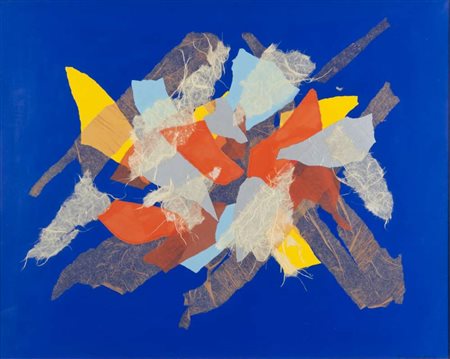 GIULIO TURCATO (Mantova 1912 - Roma 1995) L'Acropoli, inizio anni '70 Olio e...