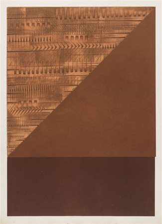ARNALDO POMODORO (Morciano di Romagna 1926) Senza titolo, 1970 Incisione, ex....