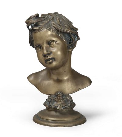 VINCENZO GEMITO, att.o (Napoli 1852 - 1929) Ritratto di Alessandro Magno...