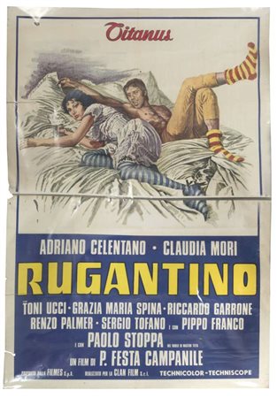 CINQUE MANIFESTI CINEMATOGRAFICI ORIGINALI, ANNI '60/'80 titolatii 'I dieci...