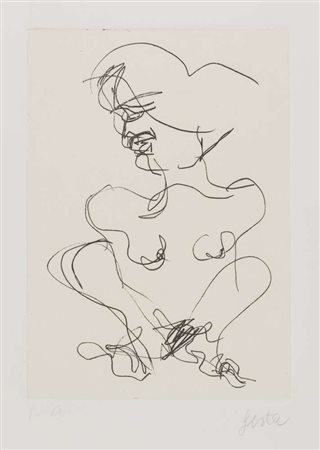 TANO FESTA (Roma 1938 - 1988) Figura femminile Litografia, ex. P.A Misure...