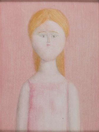 ANTONIO BUENO (Berlino 1918 - Fiesole 1985) Ritratto femminile Olio e...