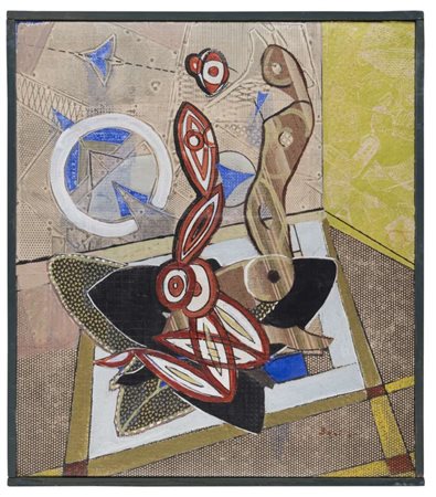 PAOLO BONI (Vicchio di Mugello 1926 - Padova 2008) Duo, 1985 Tecnica mista e...