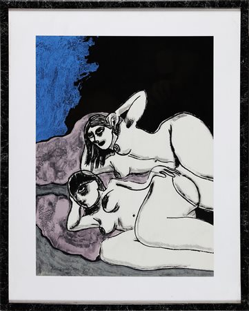 CORNEILLE (1922 - 2010) Senza titolo. . 1979. Litografia. Cm 30,00 x 41,00....