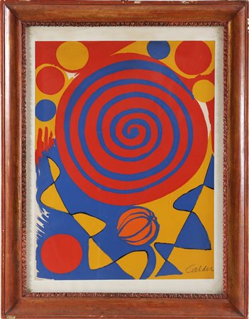 CALDER ALEXANDER (1898 - 1976) Senza titolo. Dalla serie Magie Eolienne....