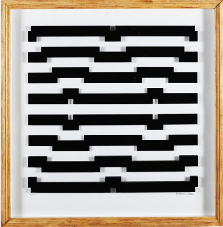 MORANDINI MARCELLO (n. 1940) Komposition. . Multiplo tridimensionale. Cm...