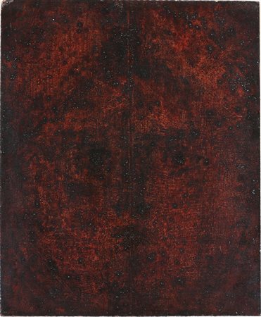 BUENO ANTONIO (1918 - 1985) Volto - Impronta. . 1970. Olio su tavola. Cm...