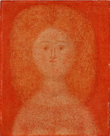 BUENO ANTONIO (1918 - 1985) Figura. . 1964. Olio su faesite. Cm 40,00 x...