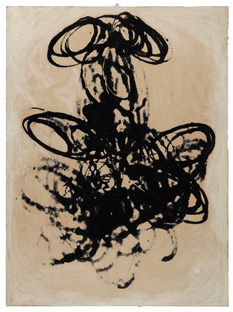 CRIPPA ROBERTO GAETANO (1921 - 1972) Spirale. . 1955. Olio su carta. Cm 73,00...