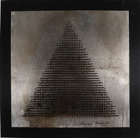 AUBERTIN BERNARD (1934 - 2015) Senza titolo. Fiammiferi bruciati su...