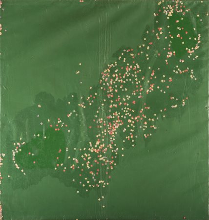 FESTA TANO (1938 - 1988) Coriandoli. . Acrilico su tela. Cm 100,00 x 100,00....