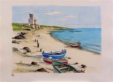 ALDO RISO (Santa Maria di Leuca 1927 -Roma 2008) lotto unico di n. 2...