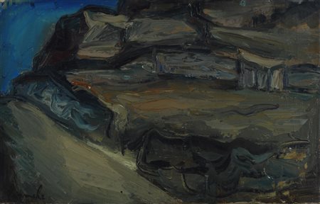 Constant Permeke, Belgio 1886 - 1952, Senza titolo, Olio su tela, cm....