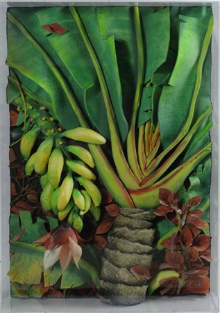 Piero Gilardi, Torino 1942 - 0, Palma da Banane, 2004, Poliuretano espanso,...