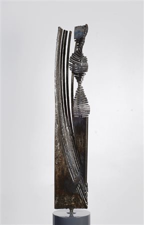 Simon Benetton, Treviso 1933 - 0, Ascesa B, 1976, Scultura in acciaio, cm....