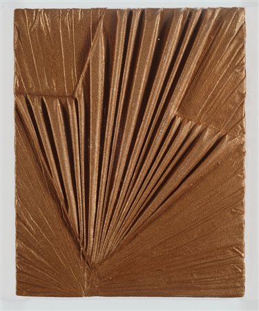 Umberto Mariani, Milano 1936 - 0, La forma celata, 2009, Vinilico e sabbia su...