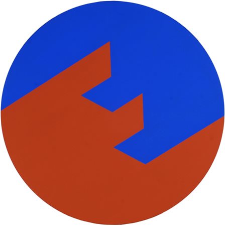 Edoardo Landi, Padova 1937 - 0, Bispazio cubico in sfera, 1999, Acrilico su...