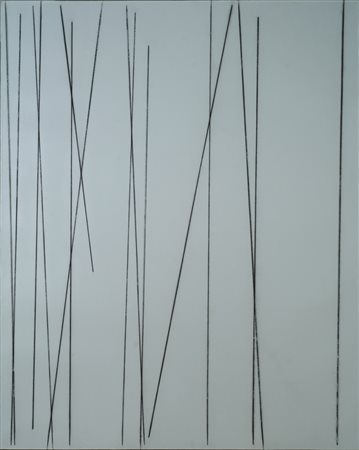 Paolo Cotani, Roma 1940 - 2011, Tracce, 2009, Acrilici su tela, cm. 160x200,...