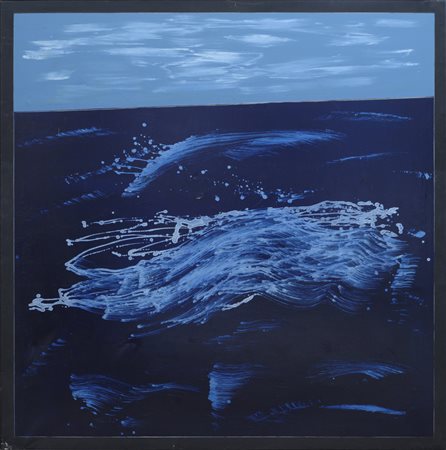 Franco Angeli, Roma 1935 - 1988, Atmosfera, 1976, Smalto su tela, cm....