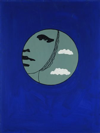 Tano Festa, Roma 1938 - 1988, Senza titolo (Patty Pravo), 1985, Acrilico su...