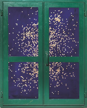 TANO FESTA&nbsp; (Roma 1935 - Roma 1988)Finestrasmalto, acrilico e coriandoli...